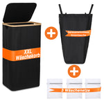 XXL Faltbarer Wäschekorb mit Deckel